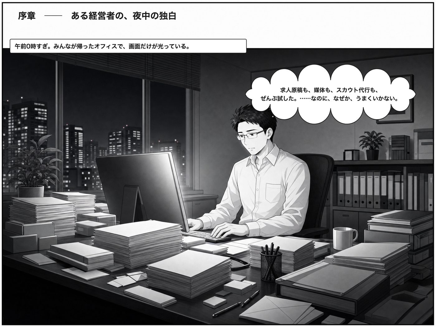 引力経営 マンガ 2ページ目