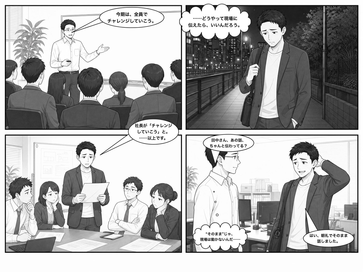 引力経営 マンガ 12ページ目