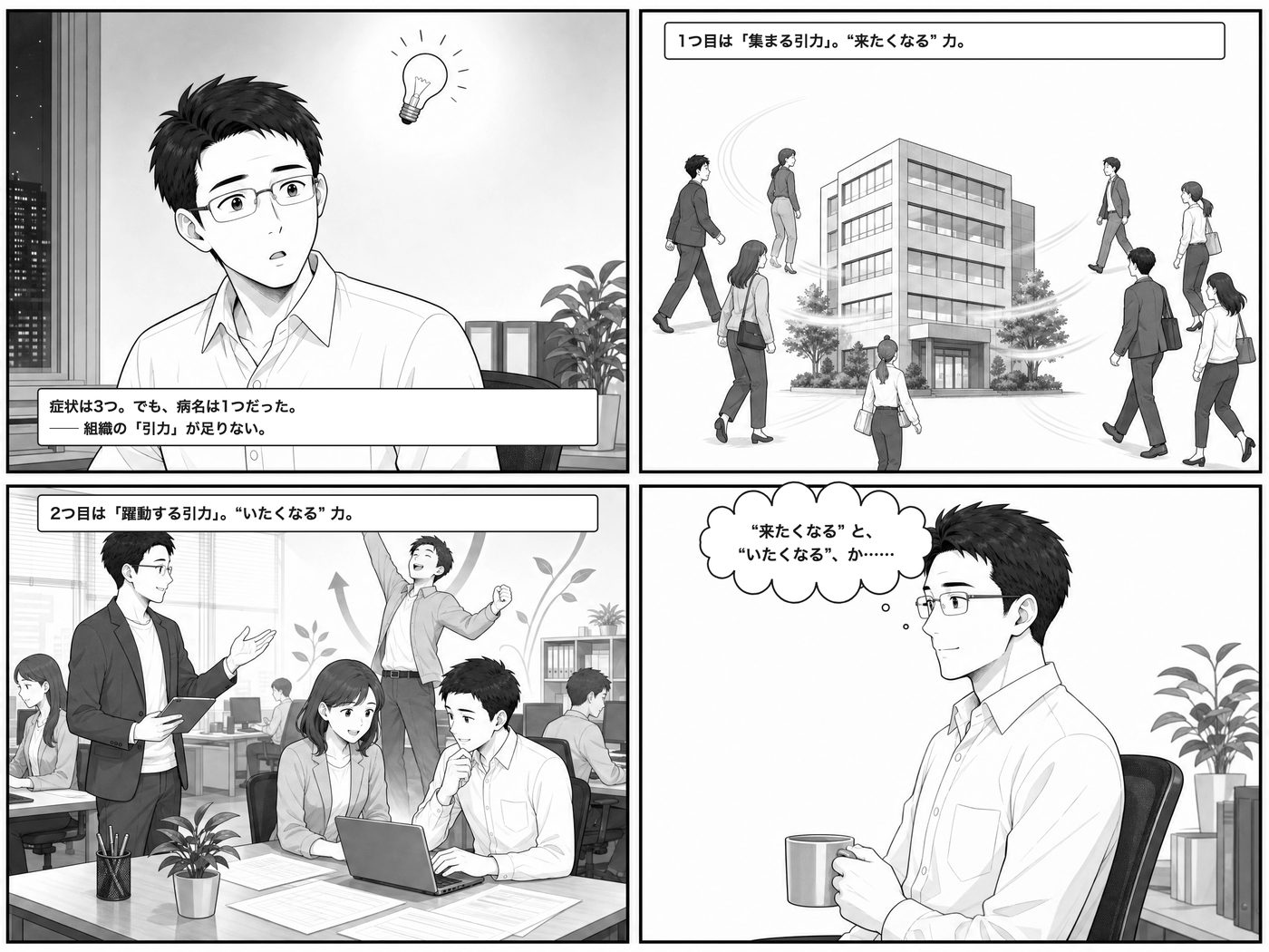 引力経営 マンガ 20ページ目