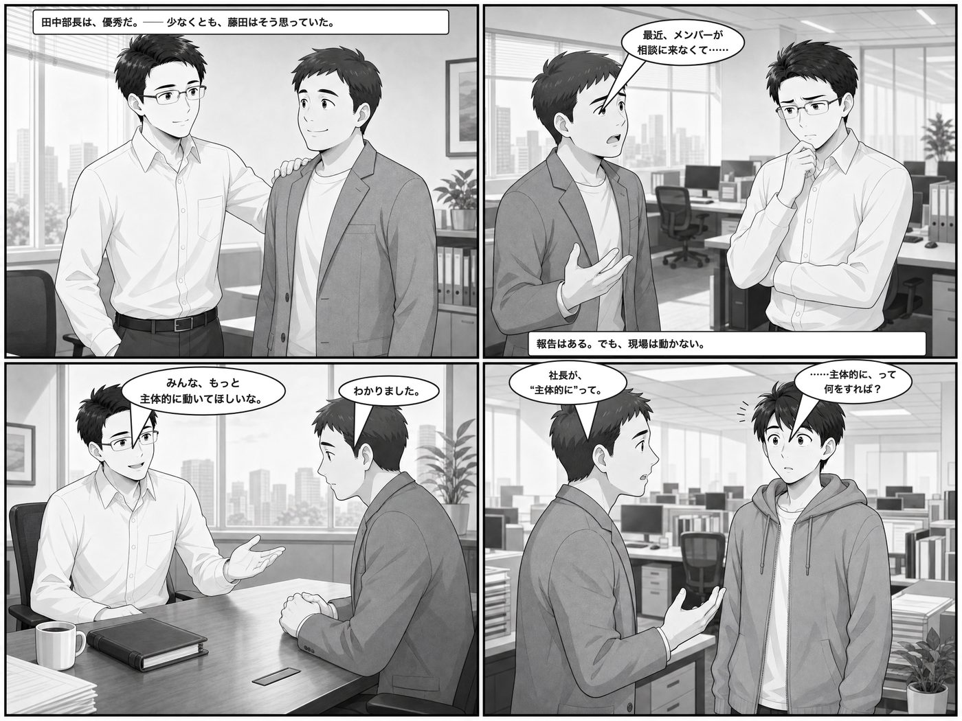 引力経営 マンガ 32ページ目