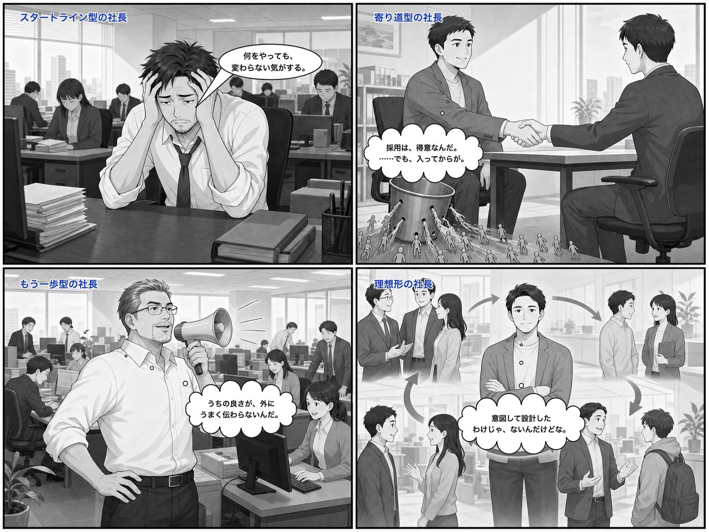 引力経営 マンガ 39ページ目