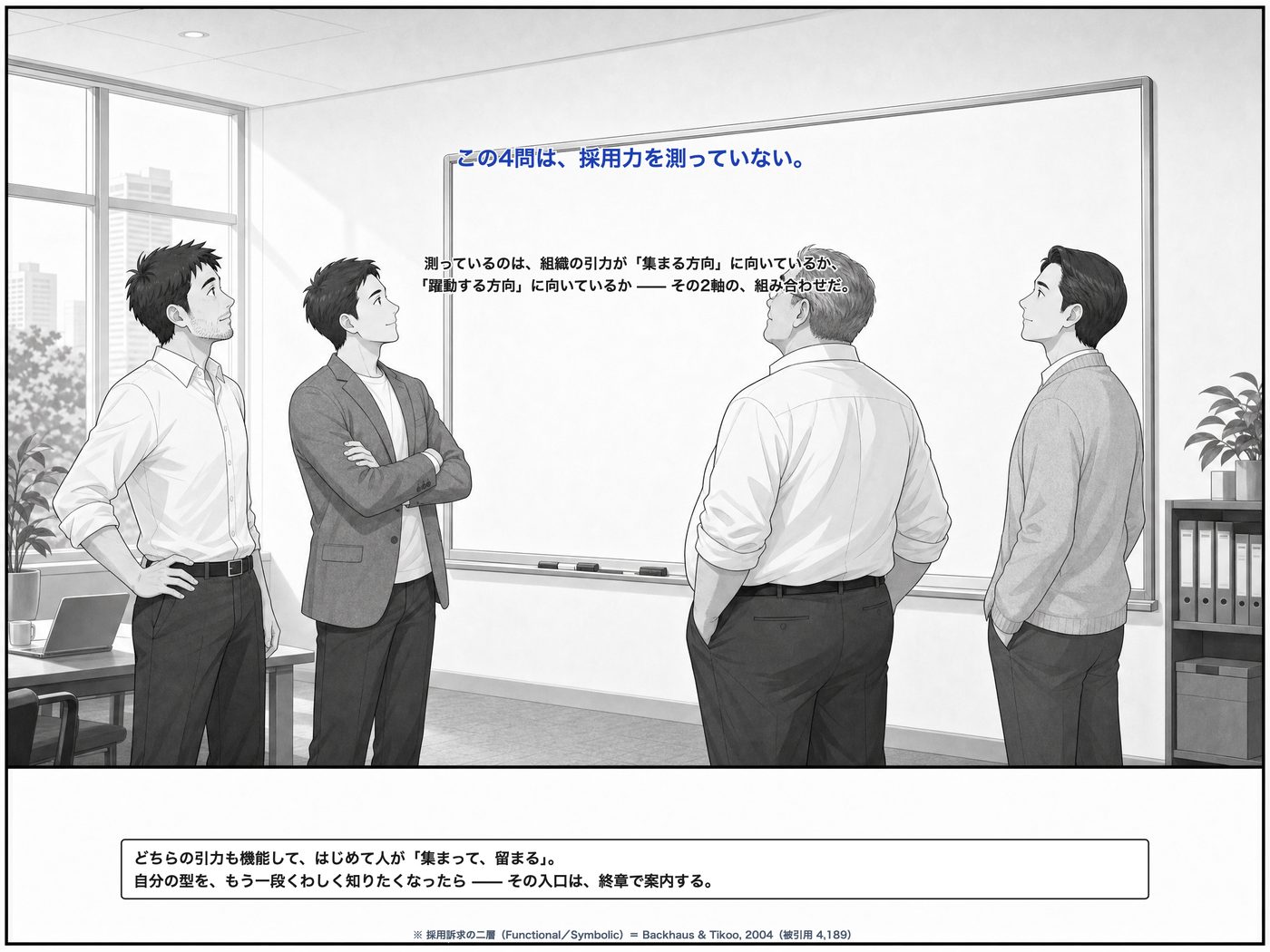 引力経営 マンガ 42ページ目